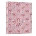 thumbnail image 2 of Three Ring Binder Cute Pink Bow 1.5 Inch Round Binder D-Rings for Office Supplies and More, 2 of 10