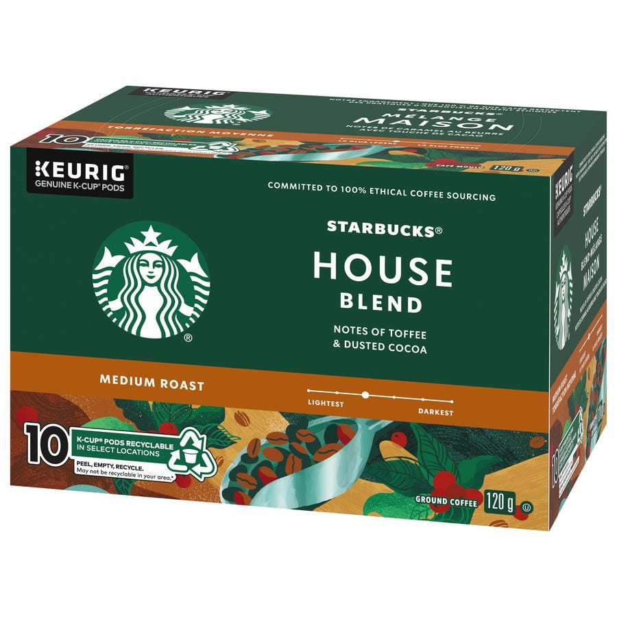 Starbucks House Blend Medium Roast Ground Coffee 200 G, 56% OFF