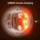 thumbnail image 5 of Gravity Intelligent Rolling Ball YONGSHENG Juguete de Silicona para Gatos Naranja/Púrpura con Luces LED, 5 of 5