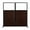 Espresso Cherry, variant on Versare Workstation Screen Partiton | Modern Office Cubicle | | Flexible Work Space | 1, 2 or 3 Laminate Panels Wide | With Window
