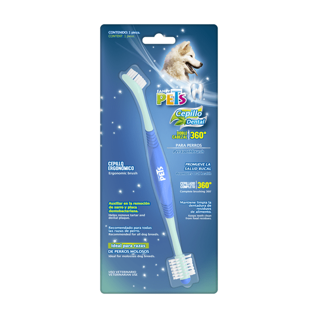 CEPILLO DENTAL DE DOBLE CABEZAL 360