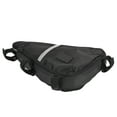 thumbnail image 3 of Oxford Cloth Triangle Saddle Frame Pouch, Large Capacity Convenient Bike Bag Multi Point Hook and Loop Straps  for Cycling Black,Grey, 3 of 7