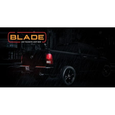 Putco 2019+ Ram 1500/Jeep Wrangler JK/JL 18in Red Split Blade LED Tailgate Light Bar (Pair)