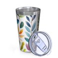 thumbnail image 2 of 16oz Tumblers Colorful Leaves Pattern Stainless Steel Vacuum Insulated Double Wall Travel Tumbler Cups Mug with Lid and Straw,Cleaning Brush for Coffee,Tea, 2 of 4