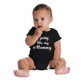 thumbnail image 4 of Sassy Like Mommy Funny Attitude Bodysuit Jumper Girls Infant Baby Brisco Brands 12M, 4 of 6