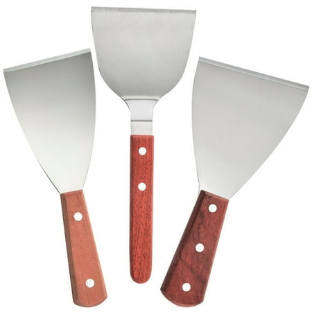 

3Pcs Steak Spatulas Stainless Steel Cooking Spatulas Steak Turner Kitchen Gadget