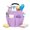 Purple, variant on Tool storage basket, foldable, suitable for home, bathroom, kitchen, garden. Available in six colors