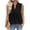 Black, variant on SHEWIN Women's Tank Tops Ruffle V Neck Boho Sleeveless Blouses Dressy Casual Swiss Dot Smocked Business Work Shirts
