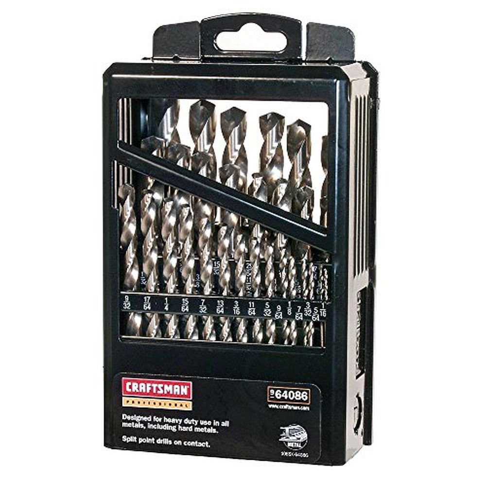 Craftsman 964086 Professional Cobalt Drill Bit Set, 29 Piece Walmart