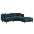 thumbnail image 5 of Modway Zoya Down Filled Overstuffed Sofa and Ottoman Set in Heathered Weave Azure, 5 of 10