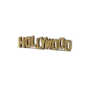 Hollywood Sign Replica - Wood (8 Inch, Gold w/ Glitter)