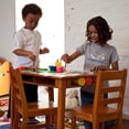 thumbnail image 3 of Lipper Childrens Rectangular Table and 2 Chairs Set with Shelves, Multiple Colors, 3 of 6