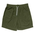 thumbnail image 4 of Pantalones Cortos para Hombres Casual Verano Color Sólido Casual Cordón Bolsillo Recto a Través de Pantalones Cortos, Pantalones de Moda de Poliéster, 4 of 9