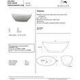 thumbnail image 2 of Barclay RTDSN71-WH 71"; Resin Double Slipper Tub without Faucet Holes, 2 of 2