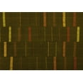 thumbnail image 1 of Ahgly Company Indoor Rectangle Abstract Yellow Contemporary Area Rugs, 5' x 7', 1 of 4