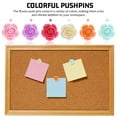 thumbnail image 4 of OULII 50 Pcs Push Pins For Wall Hanging Round Head Push Pins For Cork Board, 4 of 7