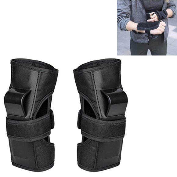 Protective Gear Wrist Guards with Palm Skin Skating Friendly Protection Pads Fall Prevention Wrister for Skateboarding Roller Blading S