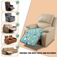 thumbnail image 5 of ZIATUBLES Yorkie Paw Heart Print Recliner Chair Cover, Quilted Polyester Furniture Protector with Anti-Slip Silicone Dots, Washable Pet Friendly Seat Cushion Slipcover for Living Room, 5 of 8