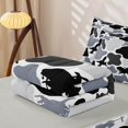 thumbnail image 5 of Erosebridal Gray Plane Camouflage Zipper Twin Comforter Sets with Fitted Sheet and 2 Pillowcases for Boys Men, Black White Aircraft Print Zipper Bedding Set, Gray Reversible, 4 Pieces, 5 of 7