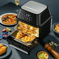 thumbnail image 4 of Costway 19 QT Friteuse à Air Chaud Multifonctionnelle 1800W Déshydrateur Rôtissoire w/ Accessoires, 4 of 10