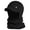 Black, variant on Mens Winter Beanie Hat Circle Scarf Set Warm Knit Visor Brim Earflap Skull Cap