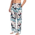 thumbnail image 2 of Daiia Butterfly Men's Sleep Pant with Pockets and Drawstring,Pajama Pants-XX-Large, 2 of 9
