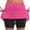 Hot Pink, variant on Tumotour New Skirt Shorts for Women Trendy Women's New Color Mid-waist Skirt Pants Sports Casual Shorts Bottoming Skirt Pants