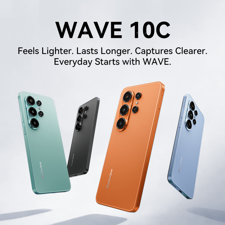 Blackview Wave 10C 128GB SIMフリー 格安スマホ Blackview WAVE 10C Unlocked Android Phones,16GB+128GB,6.88