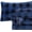 Buffalo Blue, variant on Elegant Comfort Winter Blanket & 4-Piece Velvet Plush Flannel Sheet Set Full Black