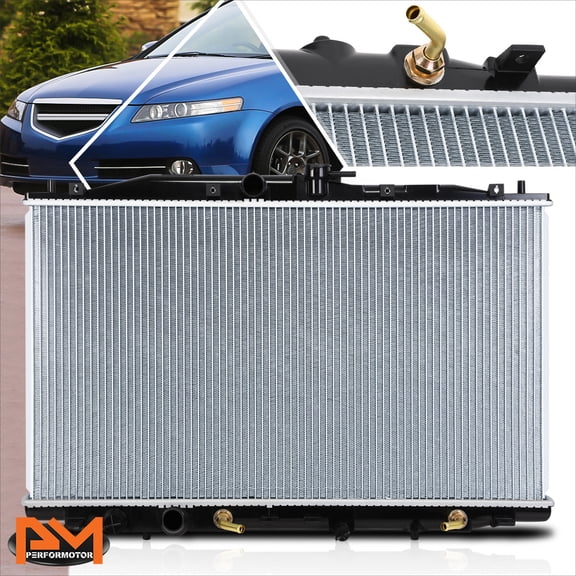 PM PERFORMOTOR Full Aluminum Core OE Factory Cooling Radiator for 04-05 Acura TSX AT DPI-2680