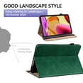 thumbnail image 2 of TECH CIRCLE Case for 2023 Fire Max 11 Tablet 11" (13th Generation), PU Leather Protective Case with [Adjustable Viewing Stand Angles /Card Holder] Lightweight Classic Simple Folio Case (Green), 2 of 6