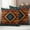Brown, variant on Aztec Southwest Outdoor Waterproof Pillow Covers, Vintage Geometric Farmhouse Art Decorative Square Throw Pillowcase Sofa Cushion Sham for Patio/Couch/Chair, 20"x20" 2 Pack