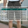 thumbnail image 3 of Mlzmgr Cargo Shorts for Men Elastic Waist Breathable Cotton Shorts Mens Outdoor Hiking Short Pants, 3 of 3