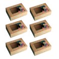 thumbnail image 1 of 1/6/12pc Caja de bocadillos para hornear de Navidad Caja de papel de embalaje Caja de regalo de embalaje de pastel de Navidad Wmkox8yii gf8795, 1 of 1