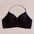 thumbnail image 2 of hotojiny Halter Bras for Women Removable Spaghetti Strap Bra Wireless Full Coverage Bralette Summer Comfortable Everyday Bras, 2 of 6