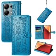 thumbnail image 1 of Funda Cartera FOXDOCK para Xiaomi Redmi Note 13 PRO 4G , Flip PU con Relieve de Gatos y Perros, Tarjetero y Soporte, 1 of 6