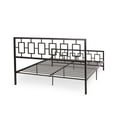 thumbnail image 6 of Noble House Krystin Modern King-Size Iron Bed Frame, Hammered Copper, 6 of 12