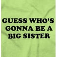 thumbnail image 2 of Guess A Big Sister Older Family Siblings Bodysuit Jumper Girls Infant Baby Brisco Brands 18M, 2 of 6