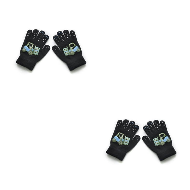 Guantes cálidos Sonducket para niños estilo de dibujos animados accesorio de ropa gruesa para exteriores cubierta de dedos tipo 3