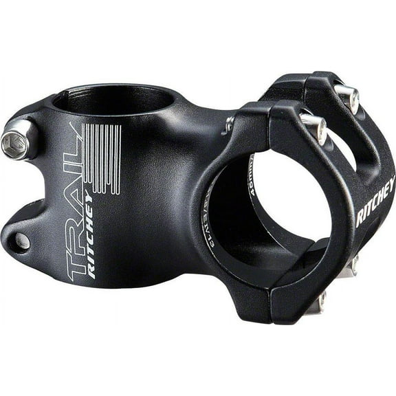 Ritchey Trail Stem 70mm 31.8  /-0 1 1/8 Alloy Black Extra Wide Bar Clamp