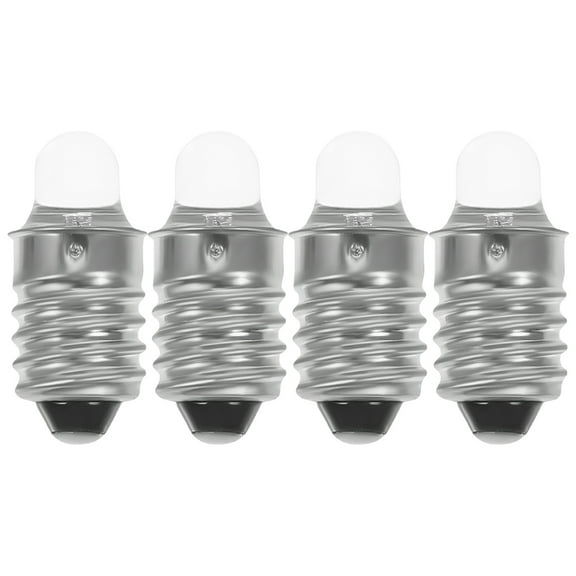 LIFKOME 4pcs Spotlight Mini Flashlight Bulb Replacement For Outdoor Adventures Night Hiking Flash Light Bulbs Replacement For Camping