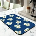 thumbnail image 2 of 2 Pack Washable Rubber Daisy Cute Floral Dish Drying Mats for Kitchen Counter Home Large Coffee Bar Pad Accessories and Decor for Utensils Stemware (2pcs 18''x24''+19.5''x12''), 2 of 6