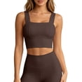 thumbnail image 4 of ZIXKCGDSE Women's Sports Bra Padded Spaghetti Straps Sleeveless Tank Top for Yoga Fitness Size L, 4 of 4