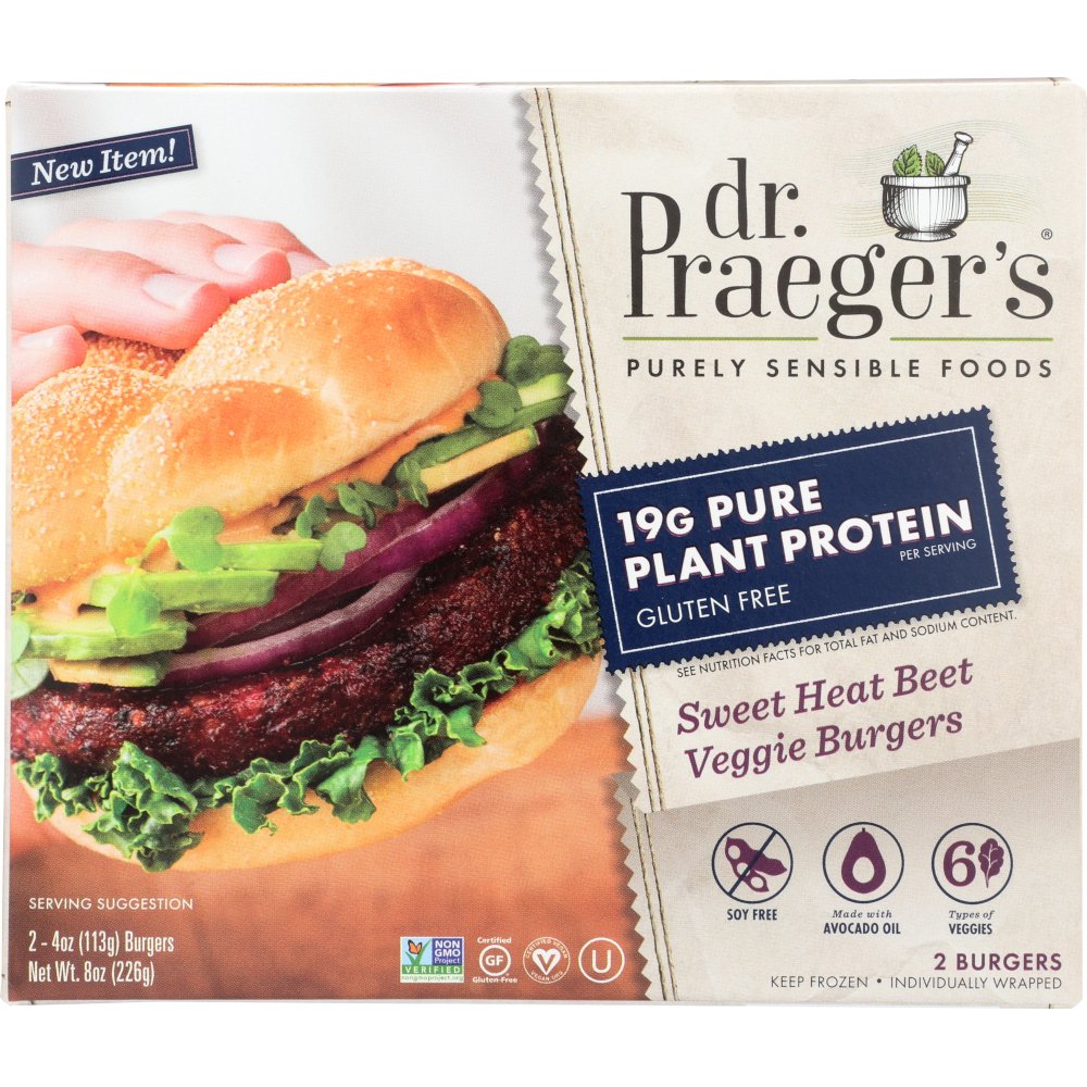 Dr. Praeger's Sweet Heat Beet Veggie Burger