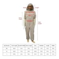 thumbnail image 2 of Beekeeping Equipment Ventilated Anti-Bee Suit Beekeeper Costume Bee Keeping Suit with Glove ,Comfortable and Sturdy, 2 of 10