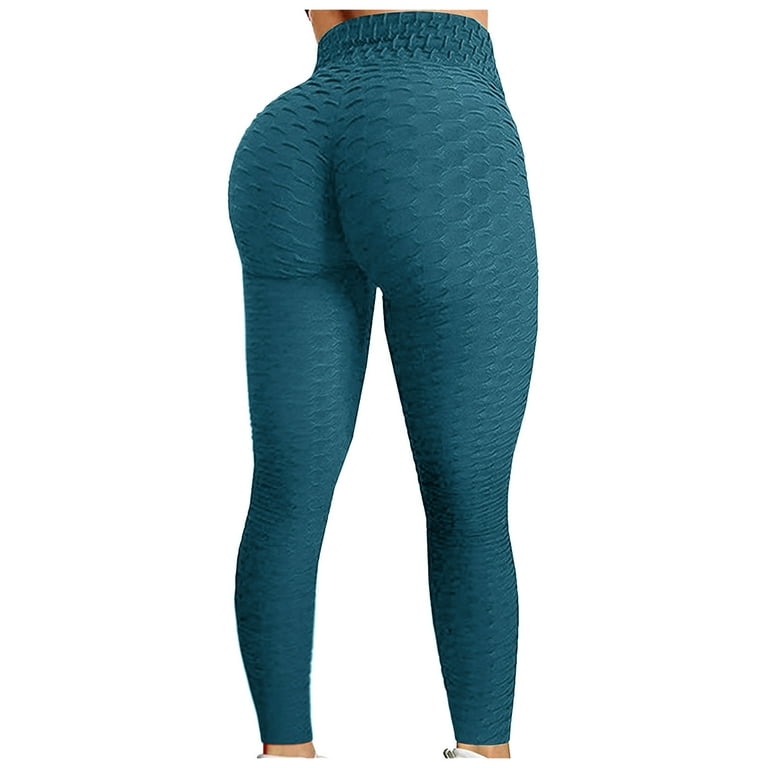 Cathalem Womens Yoga Pants Petite Short Running Yoga Lifting High Exercise  Bubble Pants plus Size Petite Yoga Pants for Women 3x Pants Army Green
