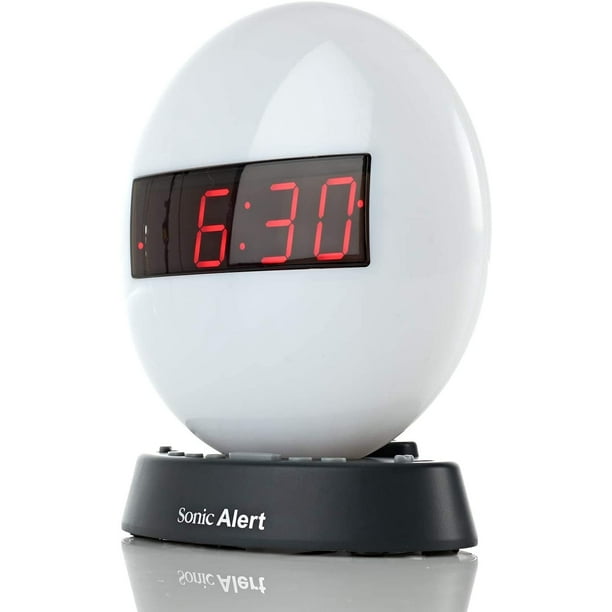 Sonic Alert Soft White Alarm Clock Nightlight with Multiple options
