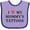 Lavender and Purple, variant on Inktastic I Love My Mommy's Tattoos Boys or Girls Baby Bib