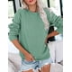 thumbnail image 2 of Sudadera PGANDS para mujer, cuello redondo, manga larga, mezcla de algodón, 2 of 5