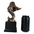 thumbnail image 5 of Large Majestic American Bald Eagle Head Bust Bronze Electroplated Resin Figurine, 5 of 6